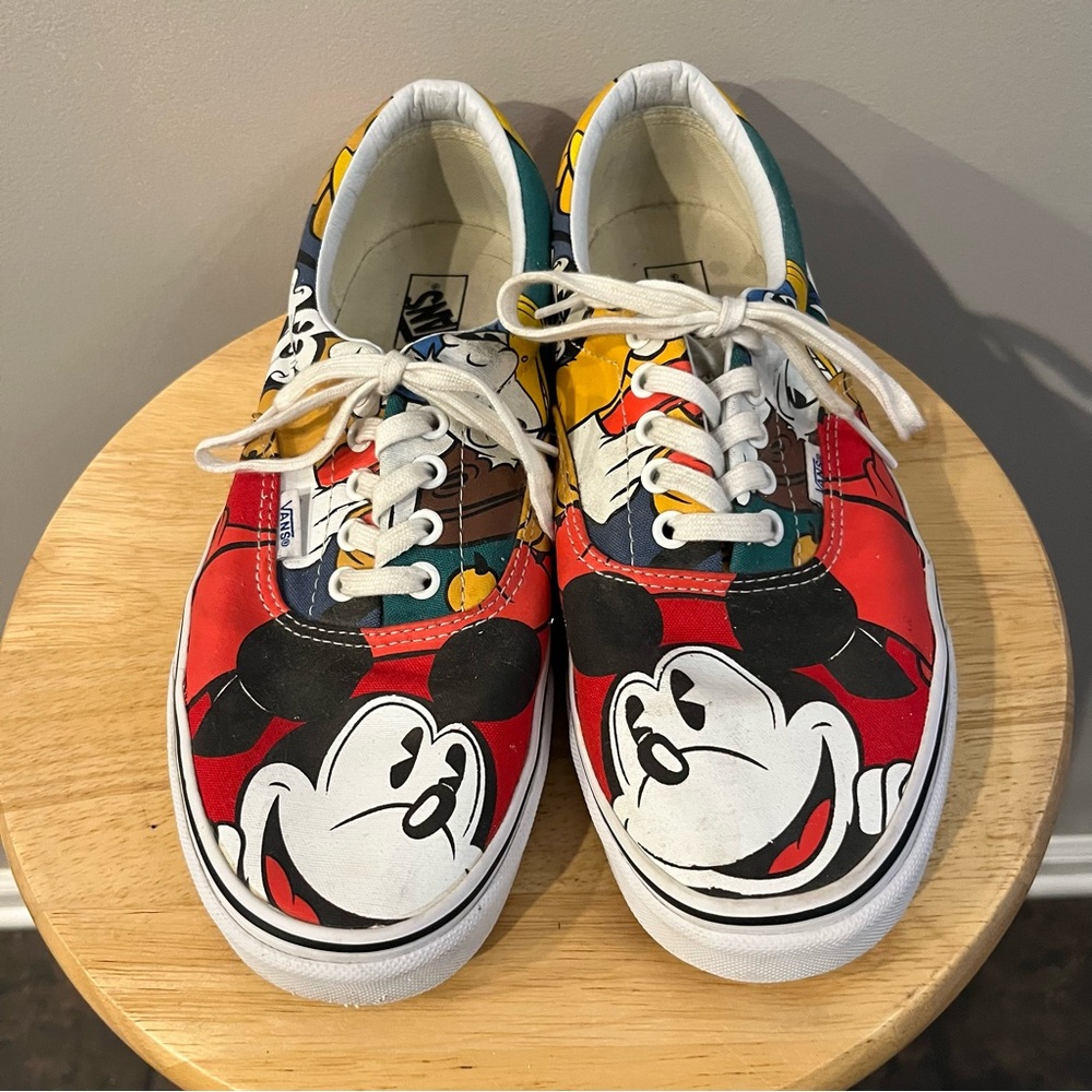 Vans X Disney Mickey & Friends Low Top Sneakers Shoes Adult Mens 10 Wom… - Picture 2 of 13
